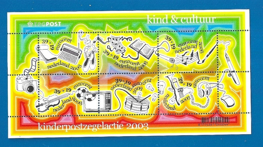 Kinderpostzegels 2003 - Kind & Cultuur - NVPH 2211, Postzegels en Munten, Verzenden, Na 1940, Postfris