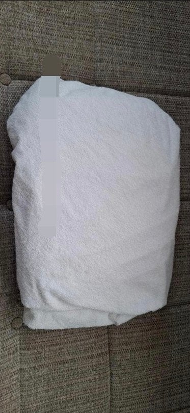 molton splittopper 160x200 waterdicht, Ophalen, Nieuw, Tweepersoons, Wit