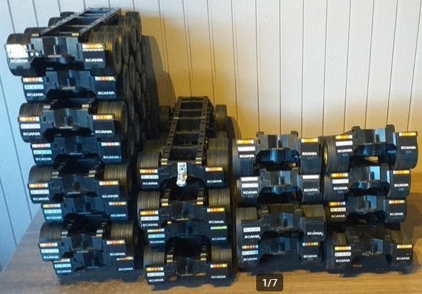 Bruder Scania chassis 2 & 3-asser Crawler Tamiya Wedico, Ophalen of Verzenden, Zo goed als nieuw