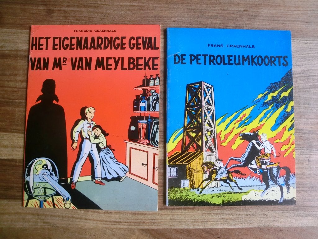 Beide stripboeken uit de serie van Renaat en Christiane, Complete serie of reeks, Ophalen of Verzenden, Gelezen
