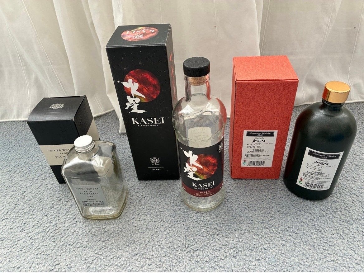 Lege Japanse Whisky Flessen - Nikka, Kasei, Togouchi, Ophalen of Verzenden, Zo goed als nieuw