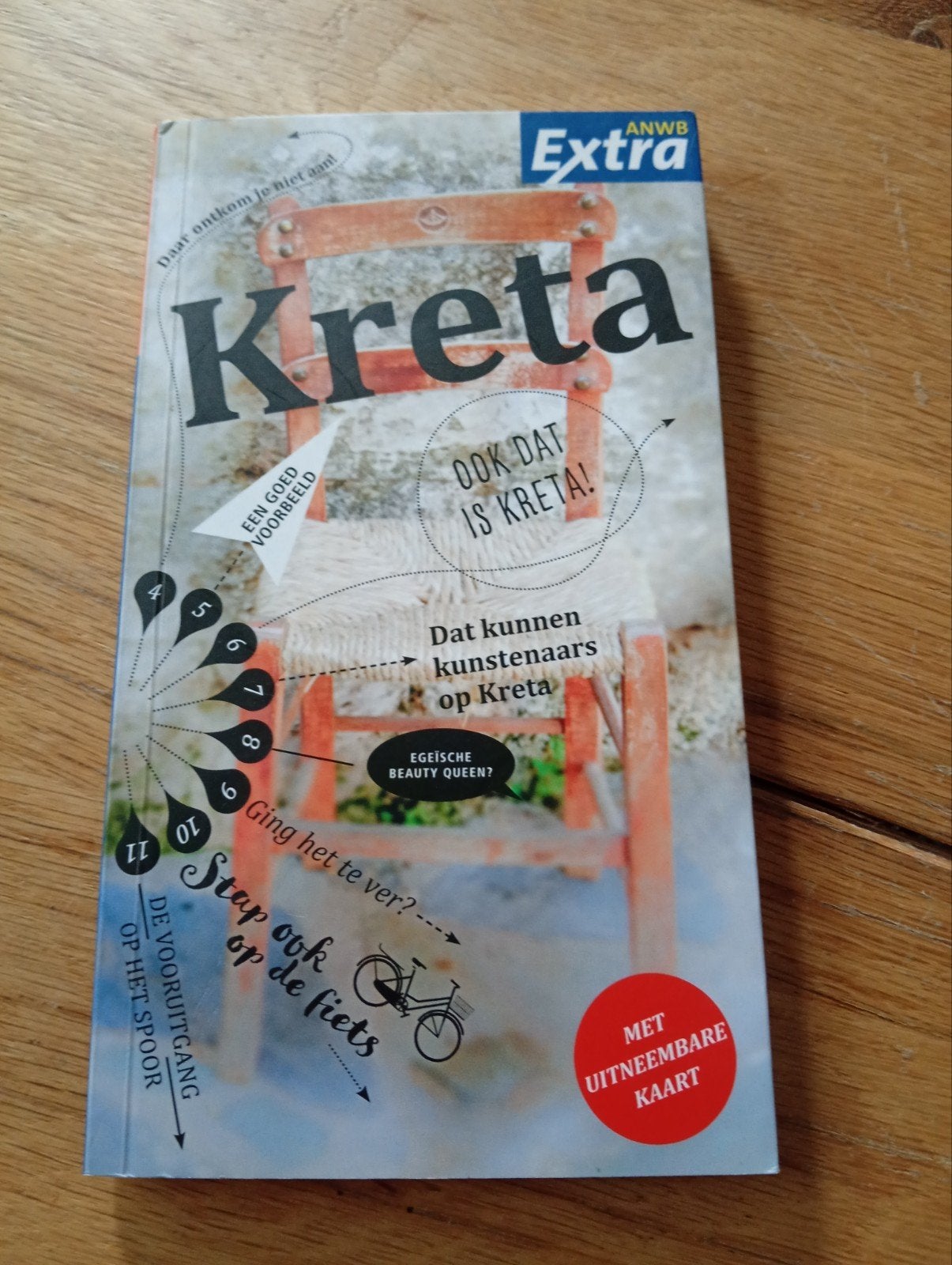ANWB Extra Reisgids Kreta - Met uitneembare kaart, Onbekend, Europa, Ophalen of Verzenden, Zo goed als nieuw