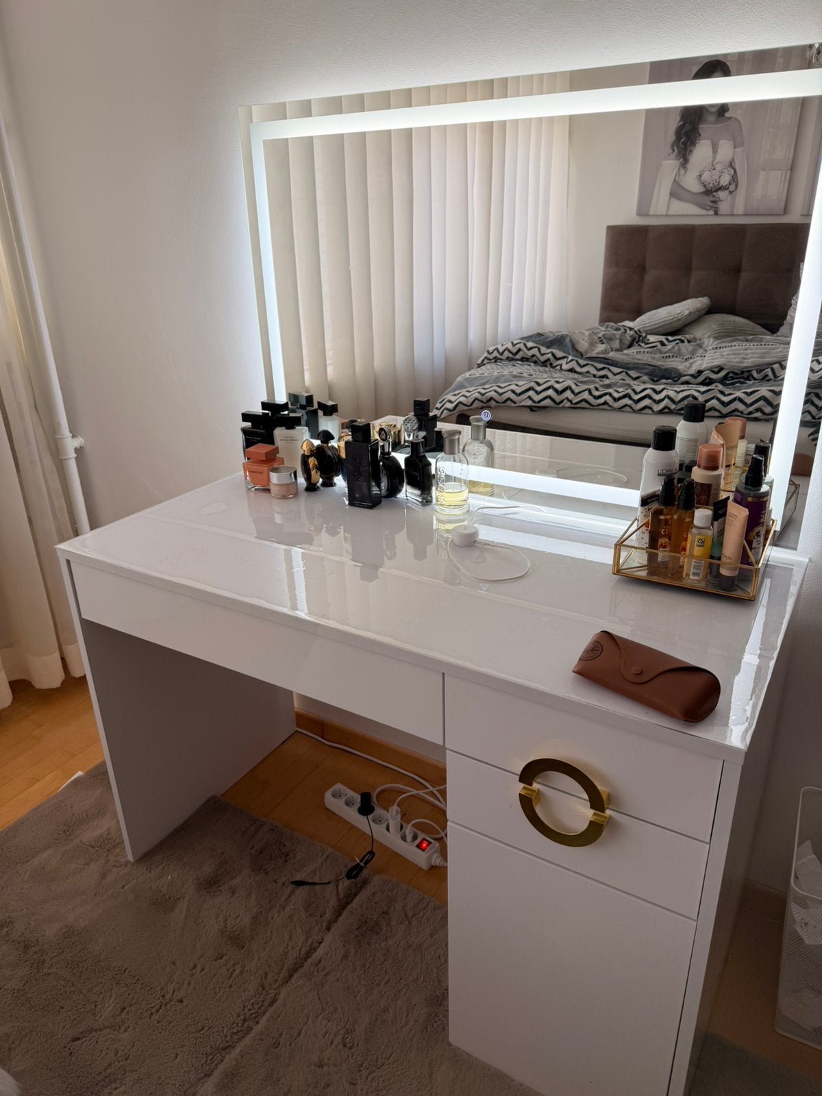 Kaptafel, makeup tafel zo goed als nieuw, Huis en Inrichting, Tafels | Kaptafels, Ophalen, Zo goed als nieuw, 50 tot 100 cm, Minder dan 100 cm