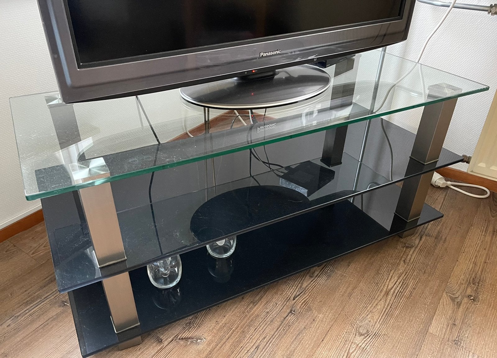 TV-meubel, Ophalen, Minder dan 100 cm, 25 tot 50 cm, Glas