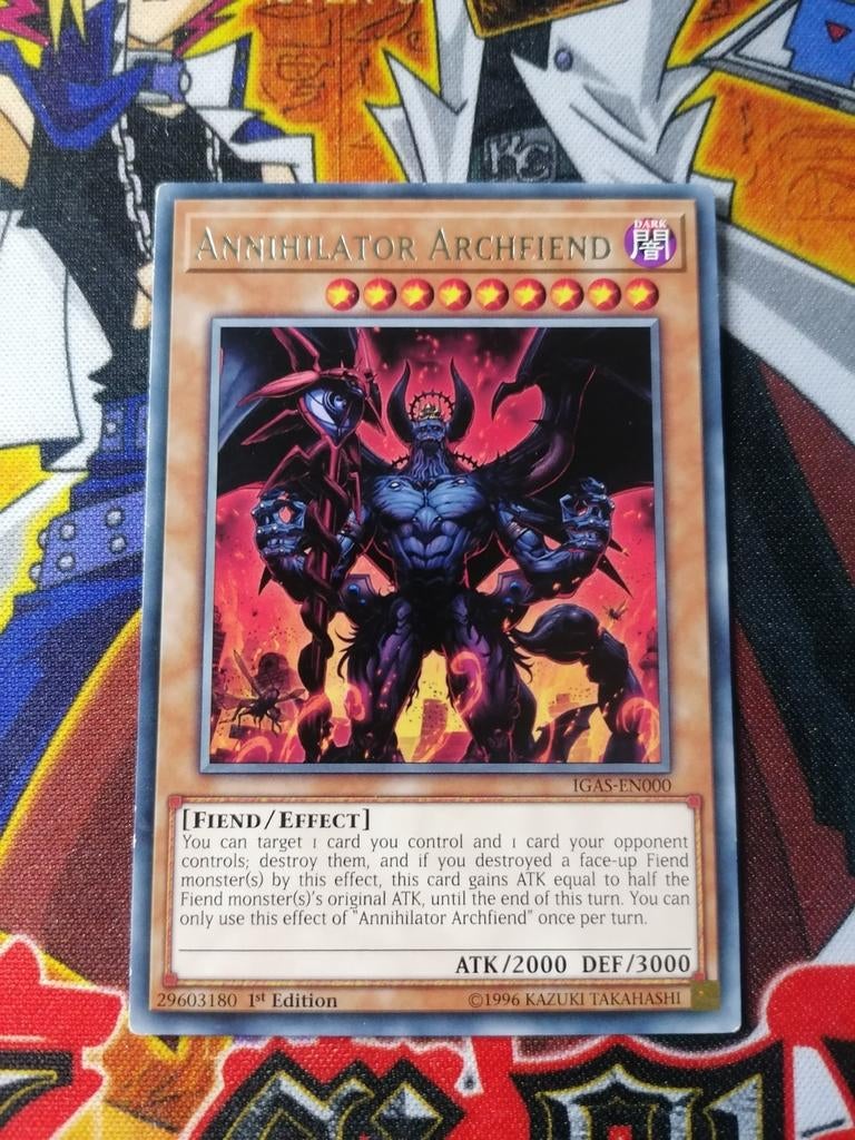 Annihilator Archfiend - Rare IGAS - Yu-Gi-Oh, Ophalen of Verzenden, Zo goed als nieuw