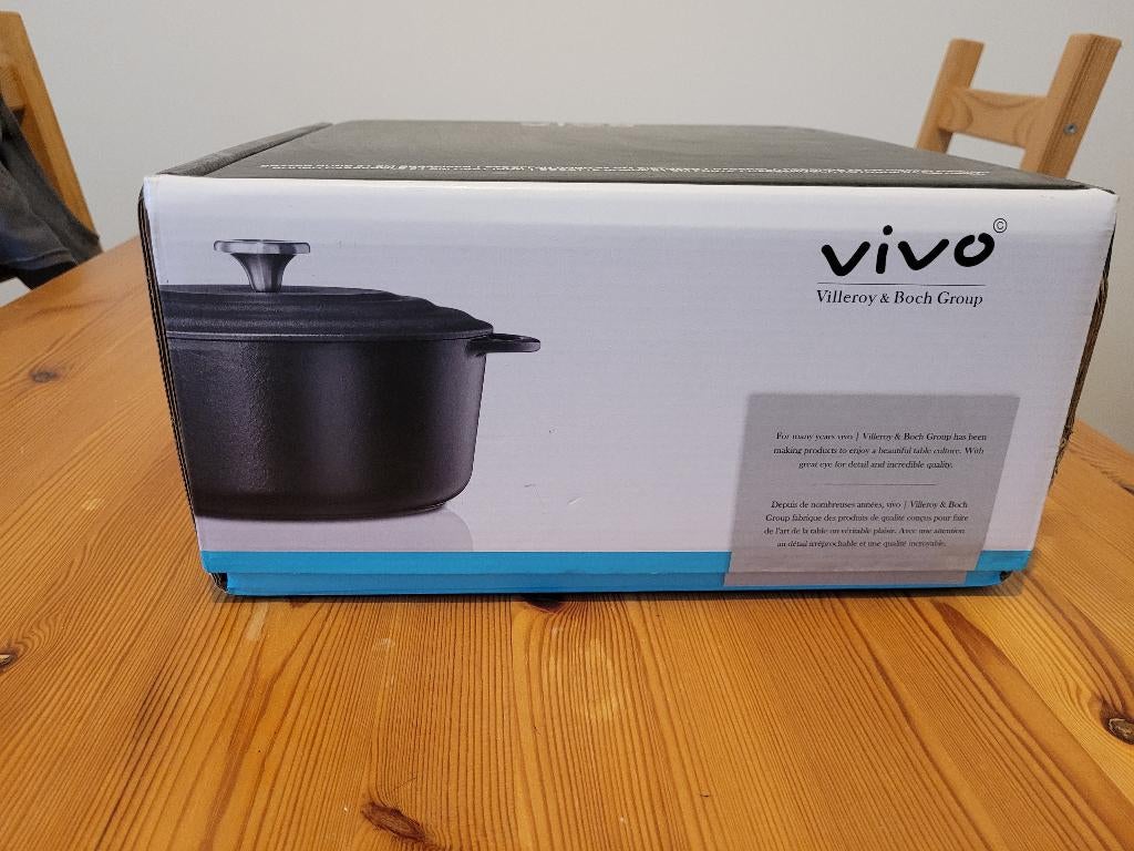 VIVO Villeroy&Boch Albert Heijn AH braadpan gietijzer 24 cm, Huis en Inrichting, Keuken | Potten en Pannen, Nieuw, Pannenset, Gietijzer
