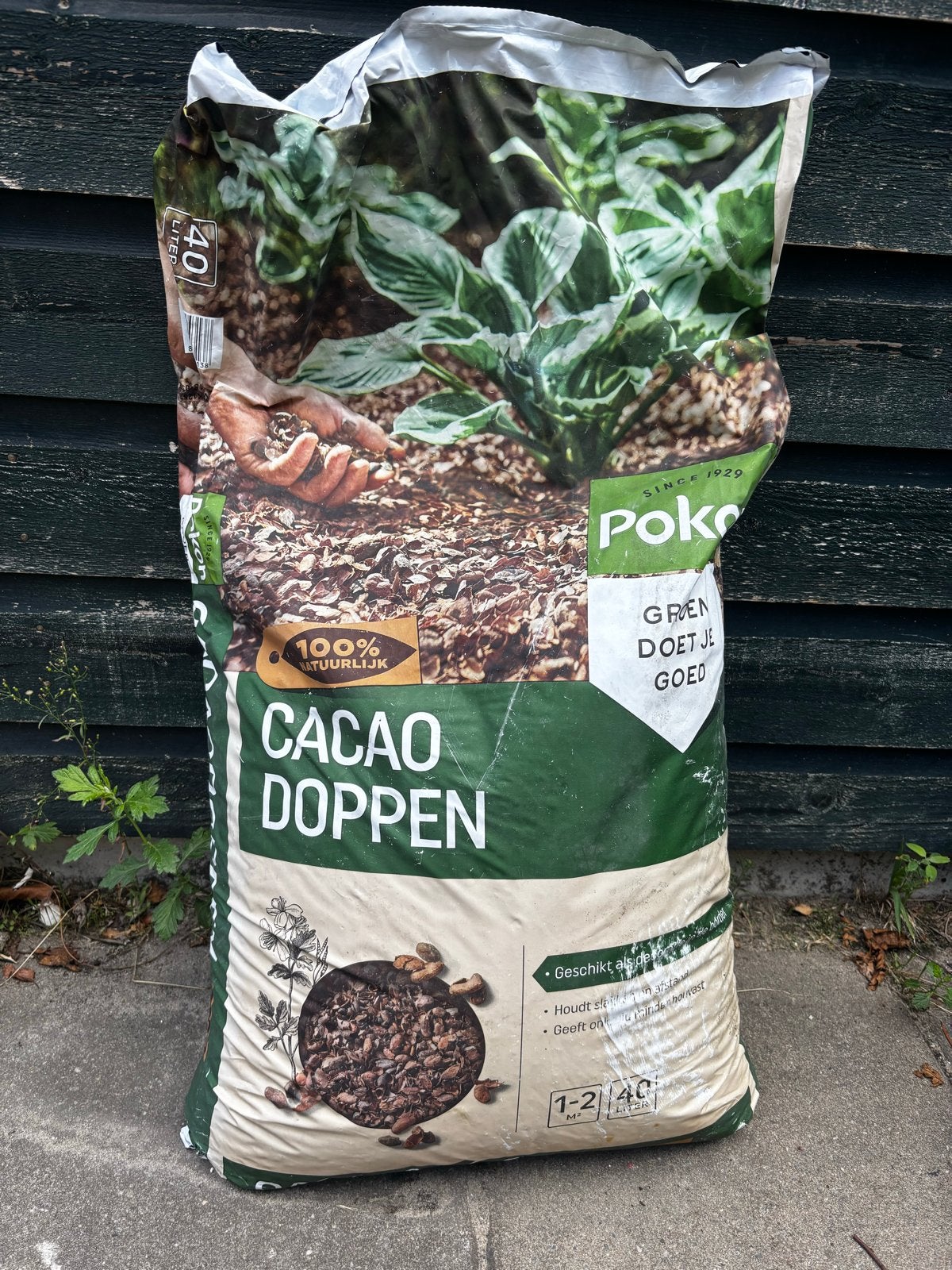 Poko Cacaodoppen 40 Liter - Natuurlijke Bodembedekker, Ophalen, Cacaodoppen