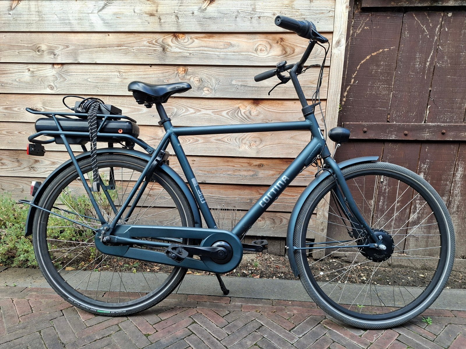 Nette Cortina E-U1 elektrische herenfiets 61cm, Fietsen en Brommers, Fietsen | Heren | Herenfietsen, Gebruikt, Versnellingen, 61 tot 65 cm