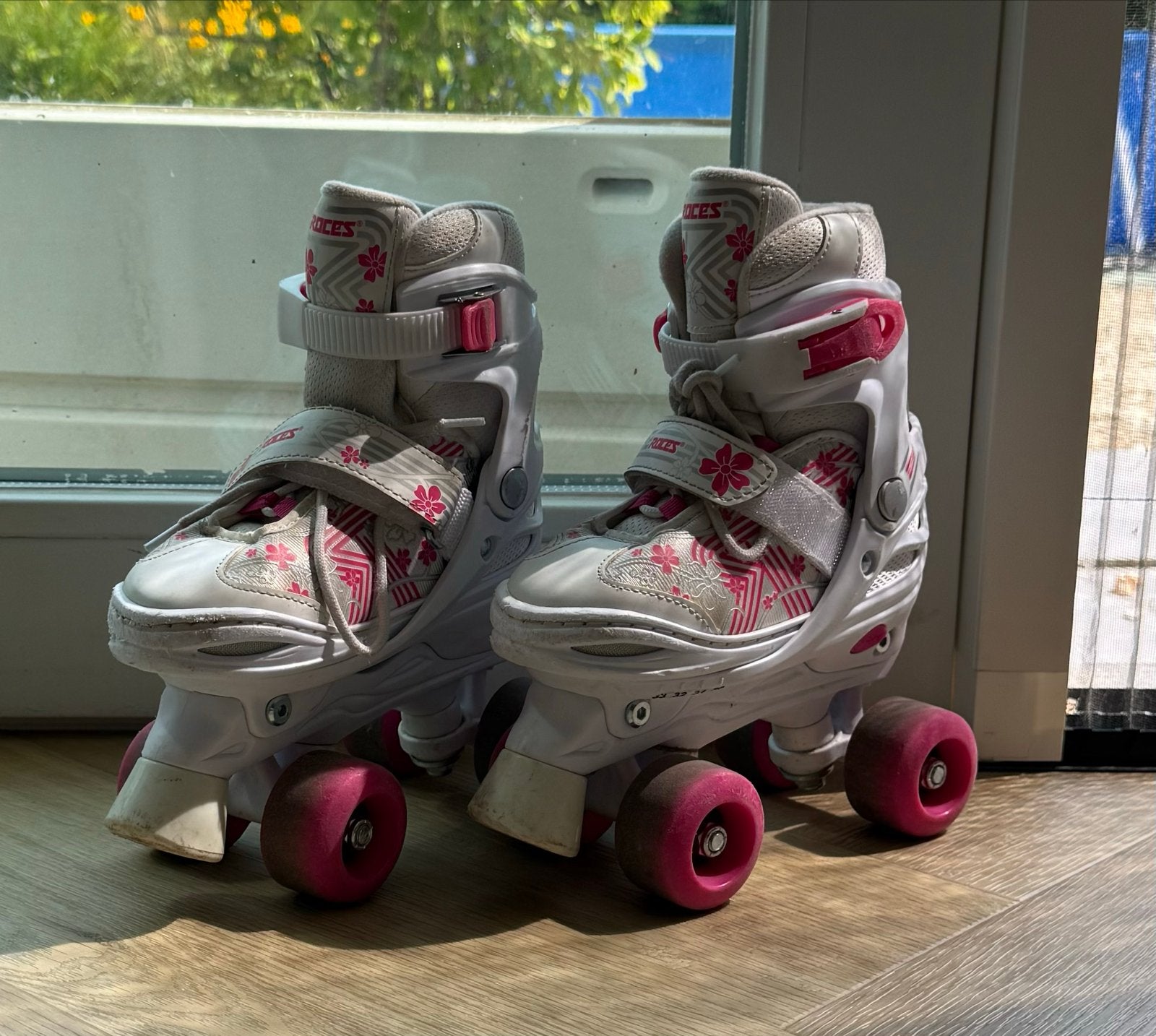Roces rolschaatsen meisjes verstelbaar maat 30-33, Ophalen, Verstelbaar, Gebruikt, Kinderen