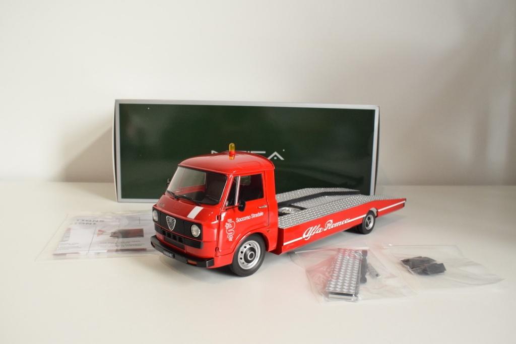 MITICA 1:18 ALFA ROMEO A12 F12 AUTO TRANSPORTER ROOD NIEUW, Ophalen of Verzenden, Nieuw, Auto, Overige merken