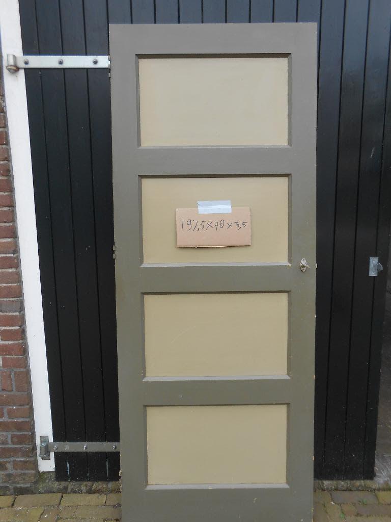 paneel kastdeur, Doe-het-zelf en Verbouw, Deuren en Horren, Ophalen, Gebruikt, Minder dan 80 cm, Binnendeur