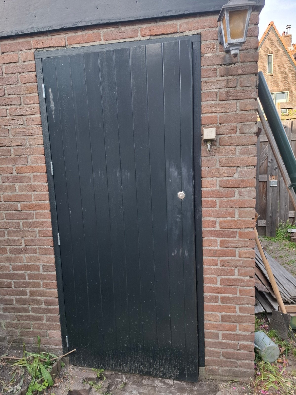 Schuurdeur, Doe-het-zelf en Verbouw, Ophalen, Buitendeur, 200 tot 215 cm