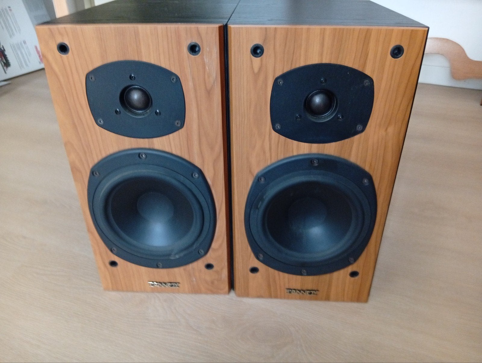Tannoy Mercury M2 Cherry boekenplank speakers, Ophalen, Zo goed als nieuw, 60 tot 120 watt, Monitor Audio