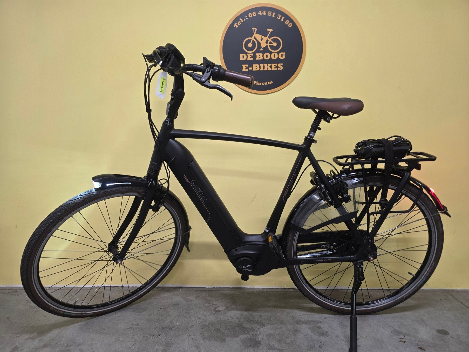 gazelle Grenoble orange c8 herenfiets, Ophalen, Zo goed als nieuw, Nvt, Nvt