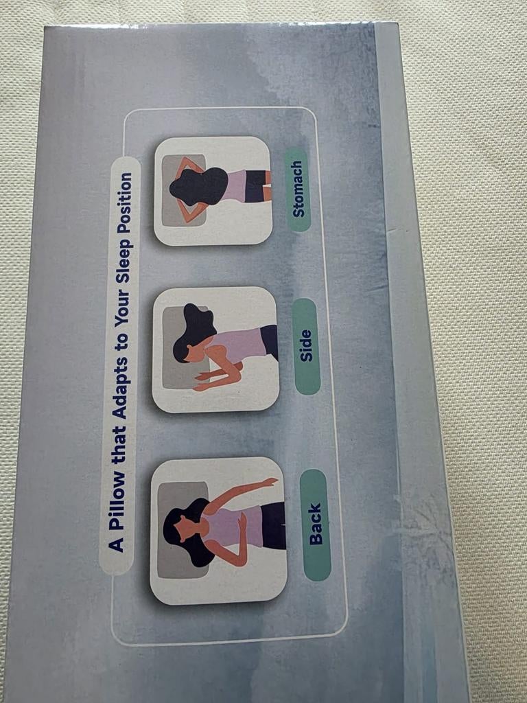 Memory foam pillow nida sleep nieuwe hoofd kussens 2x, Eenpersoons, Wit, Nieuw, Ophalen of Verzenden