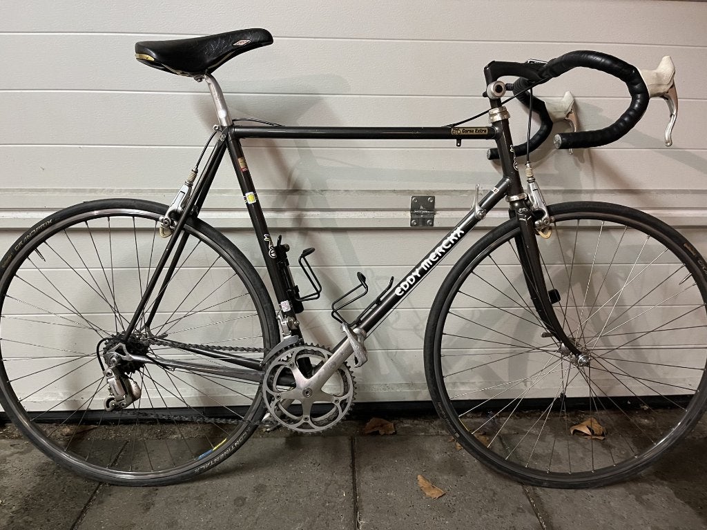 Eddy Merckx Racefiets Campagnolo Record Delta 1e eigenaar, 28 inch, Gebruikt, 57 tot 61 cm, Ophalen