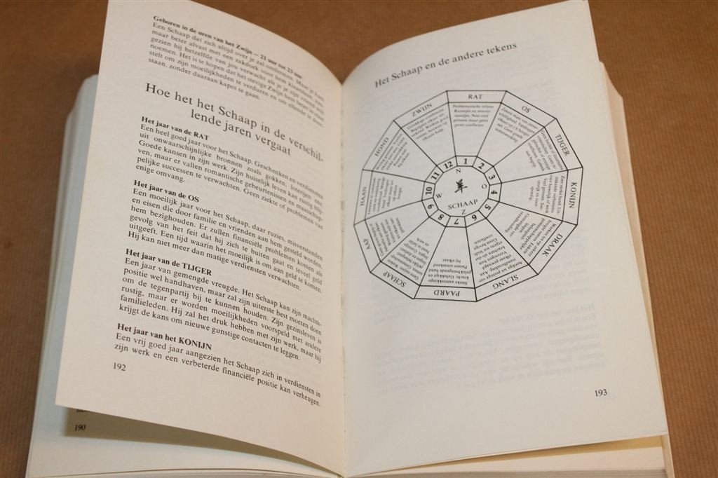 Chinese Astrologie — Handleiding 12 Dierentekens 1989, Boeken, Ophalen of Verzenden, Gelezen, Overige onderwerpen, Achtergrond en Informatie