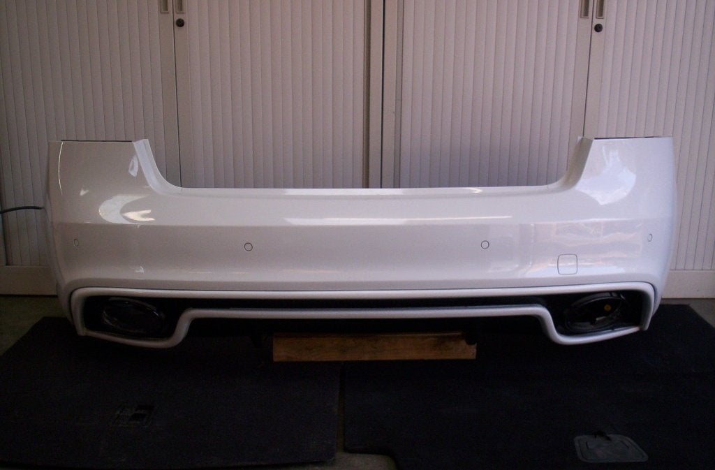 Speciale Achterbumper van een Audi S5 (LS9R), Gebruikt, Achter, Bumper, Audi