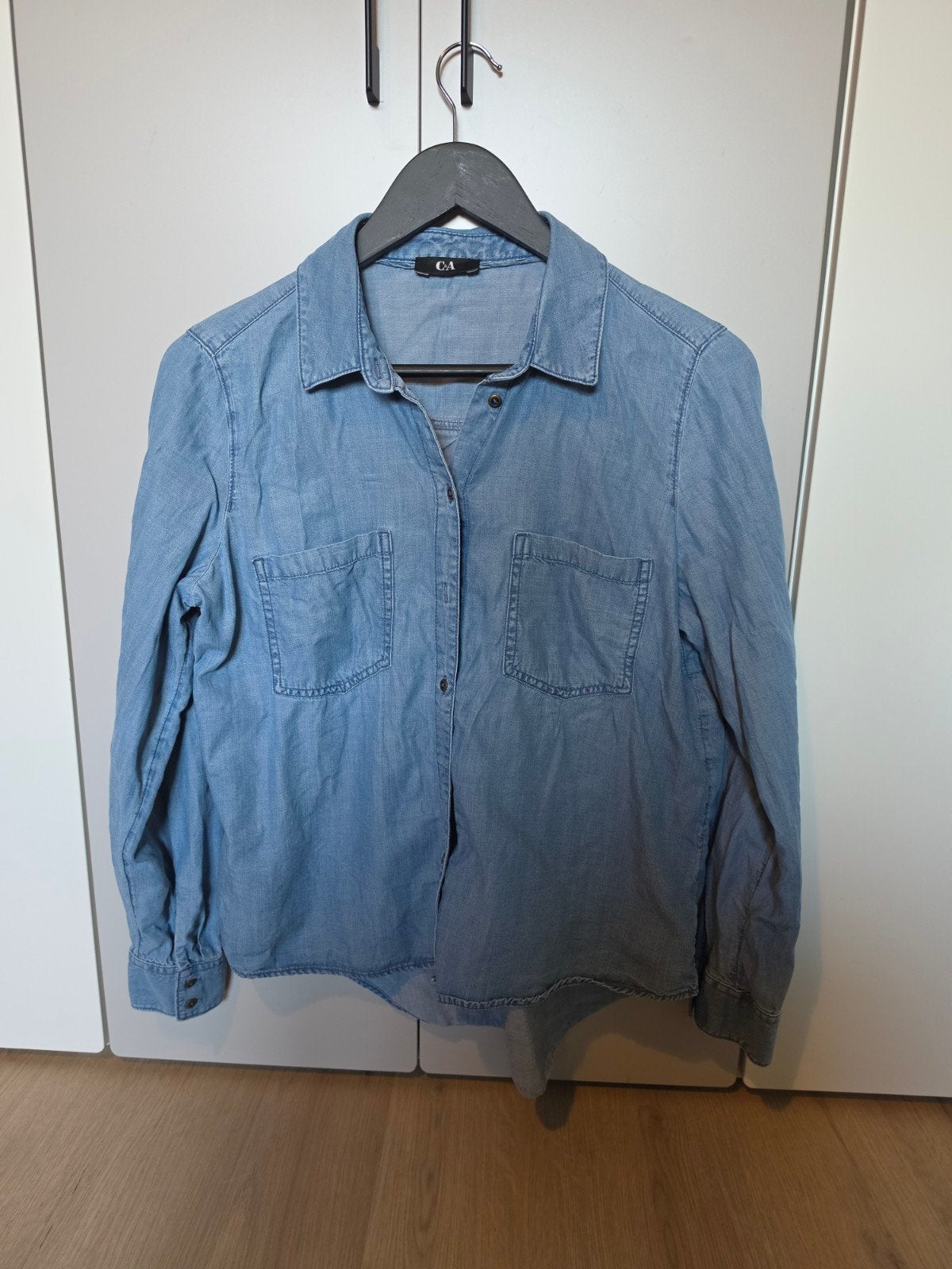 C&A spijkerblouse maat 38, Maat 38/40 (M), Blauw, Ophalen of Verzenden, Zo goed als nieuw
