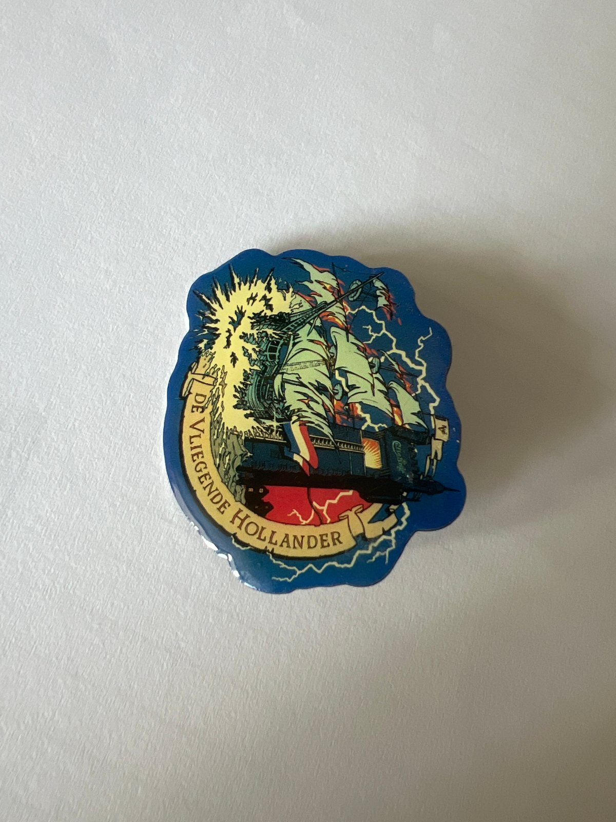 Efteling verzamel pin - De Vliegende Hollander, Verzamelen, Ophalen of Verzenden, Zo goed als nieuw, Button of Speldje