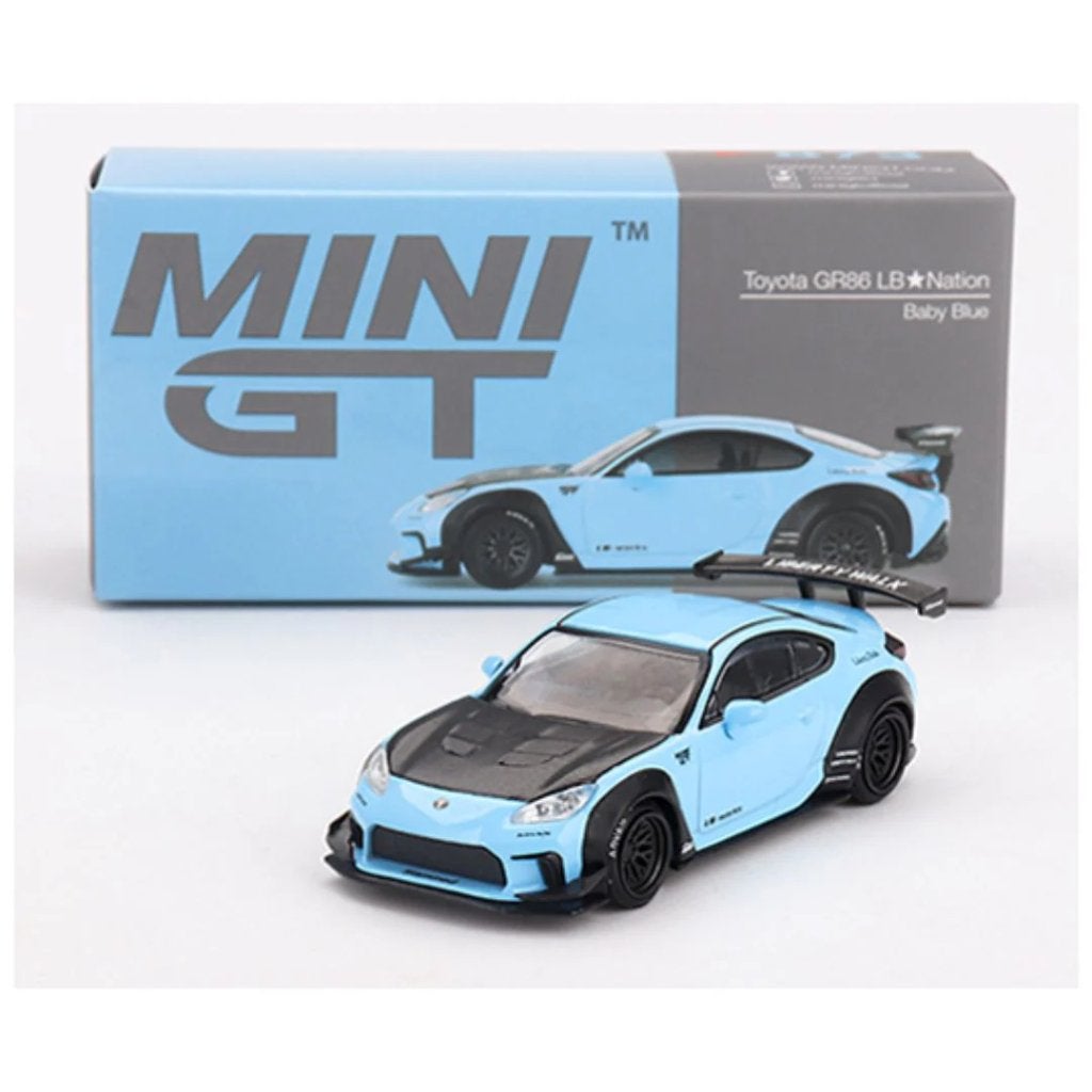Toyota GR86 van Mini GT 1/64 nr. 873, Ophalen of Verzenden, Nieuw, Auto