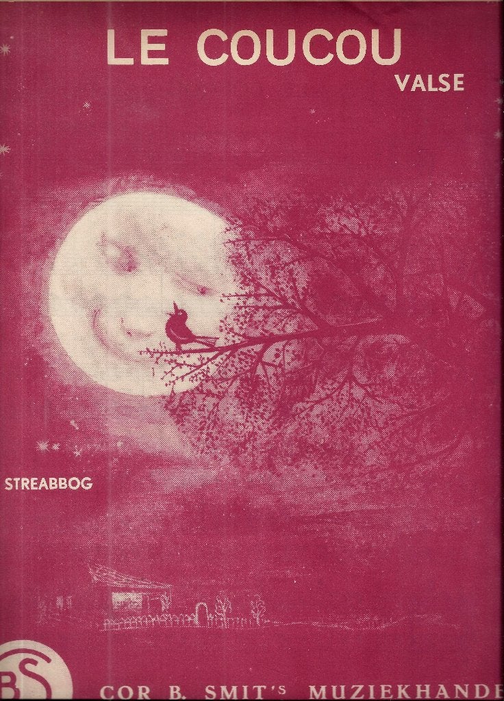 Ba64 bladmuziek le coucou l streabbog, Zang, Gebruikt, Klassiek, Ophalen of Verzenden