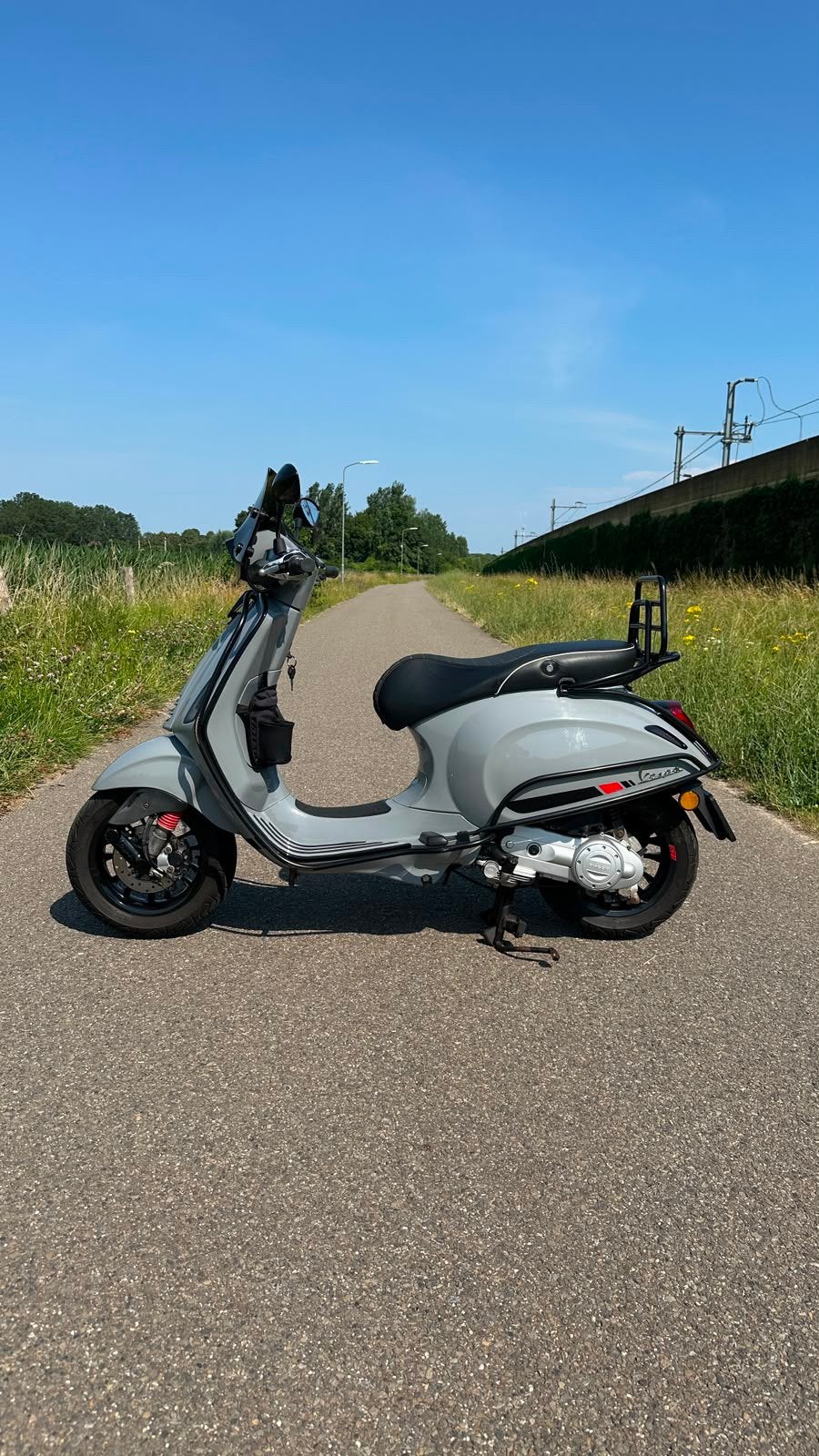 Vespa Sprint Nardo Grey 2018, Ophalen, Gebruikt, Overige modellen, Maximaal 45 km/u