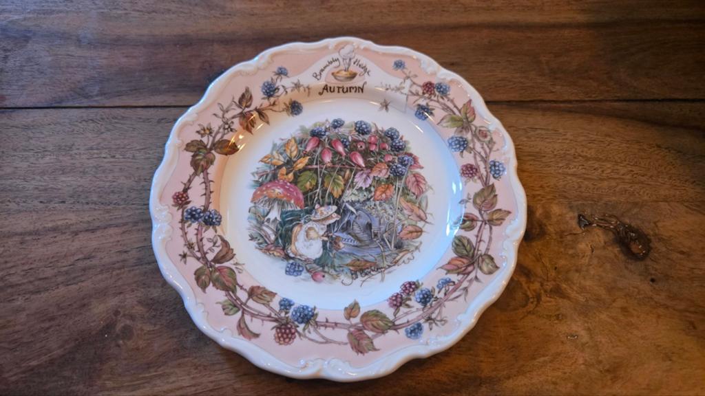 Royal Doulton Brambly Hedge Herfst Sierbord 21cm, Antiek en Kunst, Ophalen of Verzenden