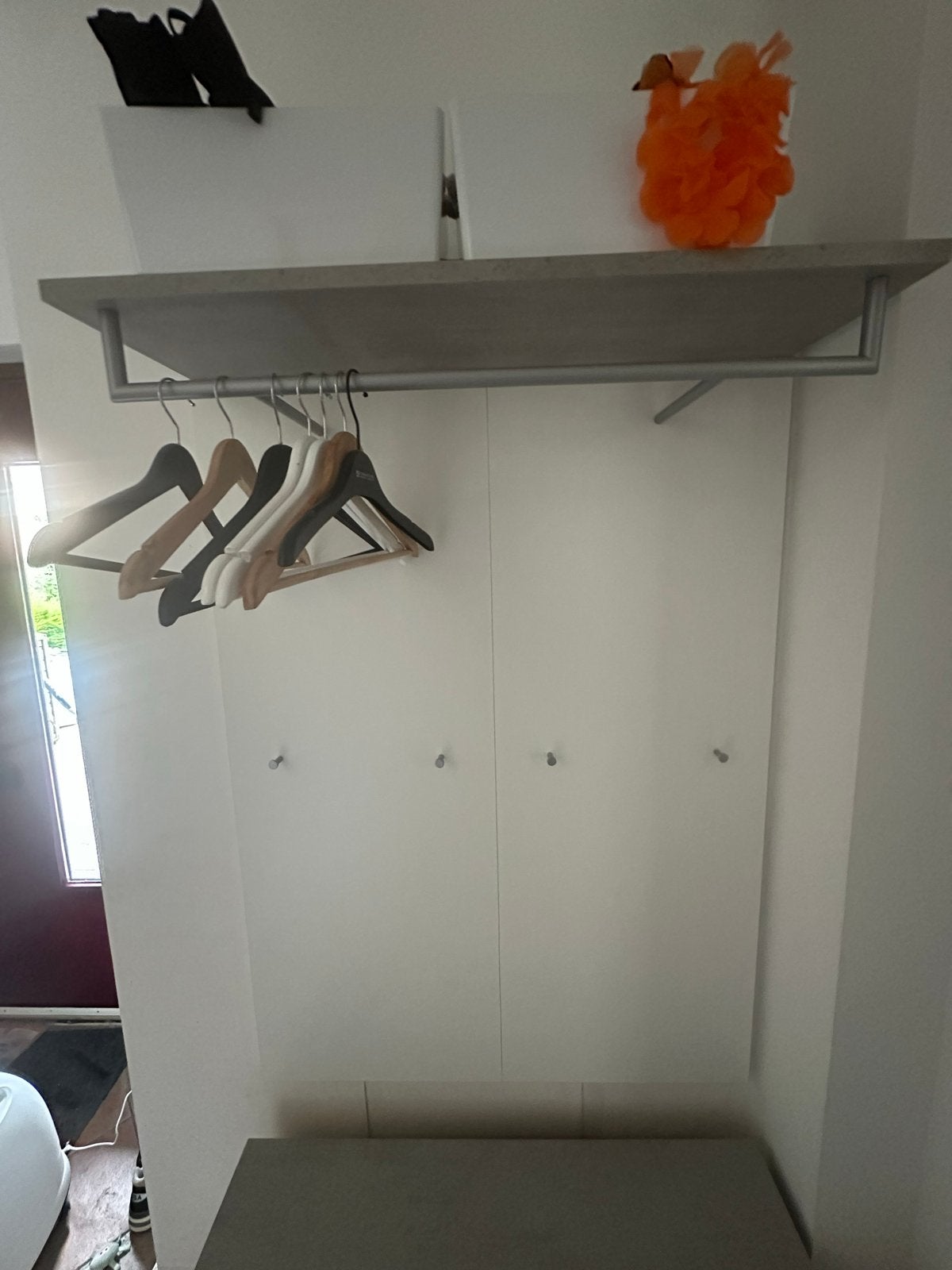 Garderobeset met schoenenkast en kapstok, Ophalen, Gebruikt
