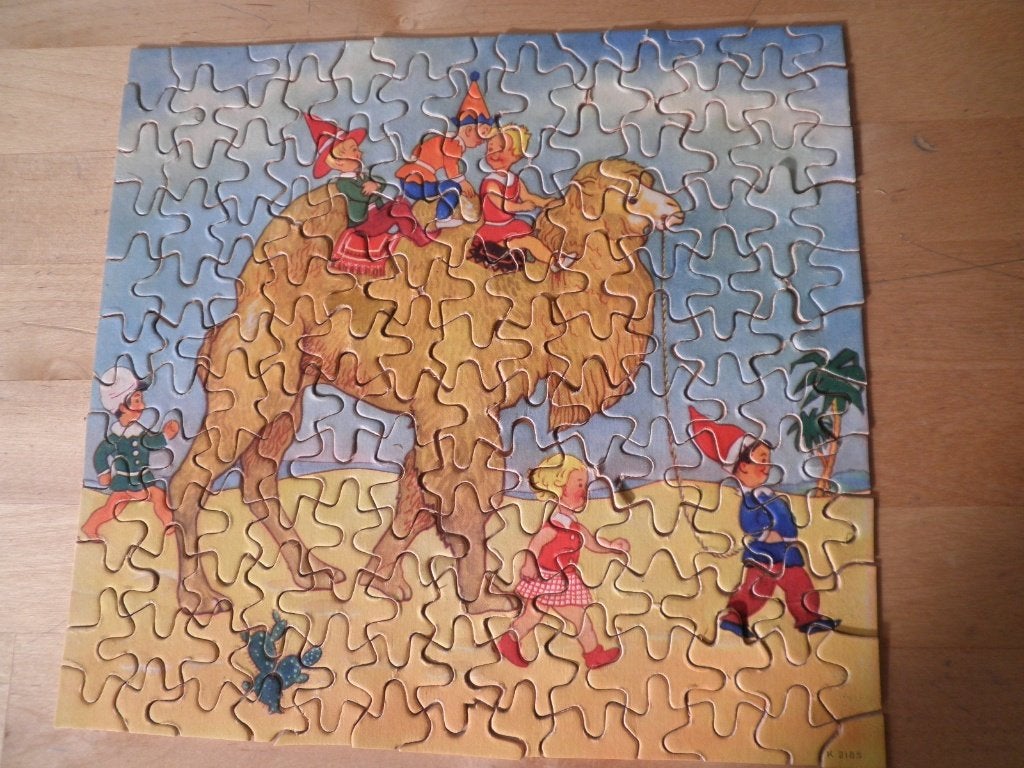 JOLITA LEGPUZZLE - MET KAMEEL OP STAP - K2185, Ophalen of Verzenden