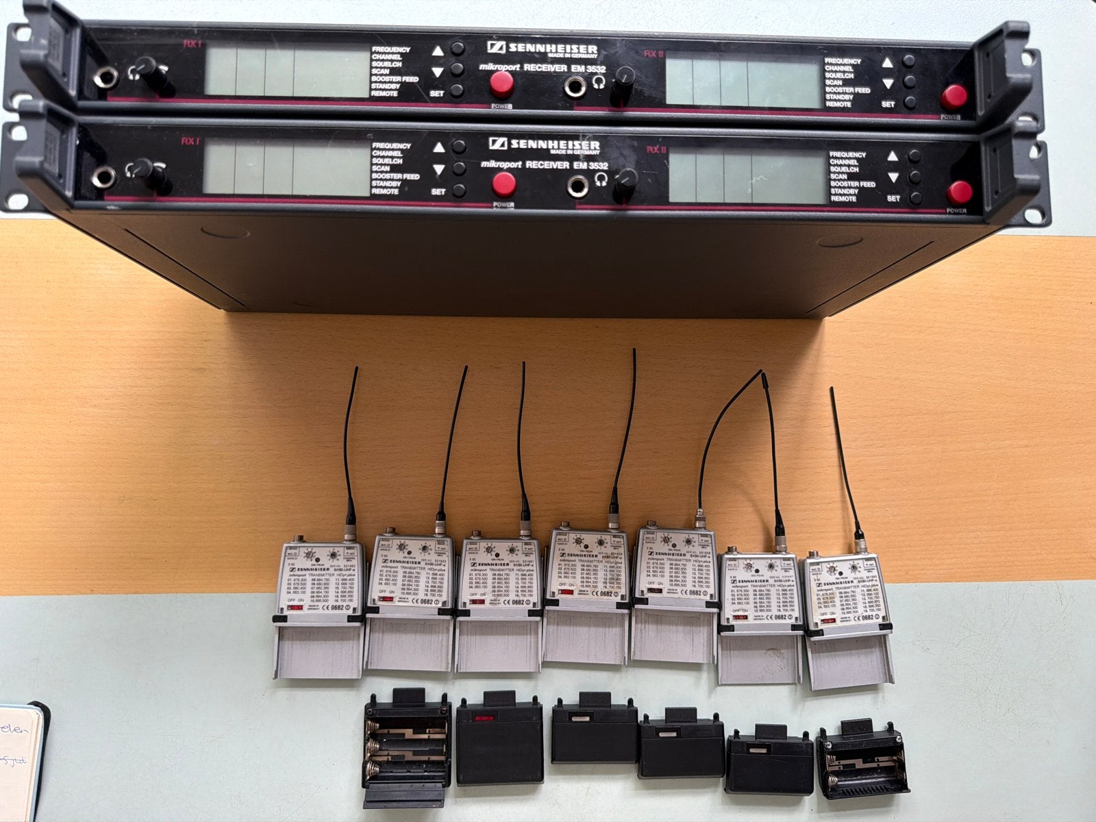 Sennheiser EM 3532-U Draadloos Microfoonsysteem met SK50-UHF, Muziek en Instrumenten, Microfoons, Ophalen of Verzenden, Gebruikt