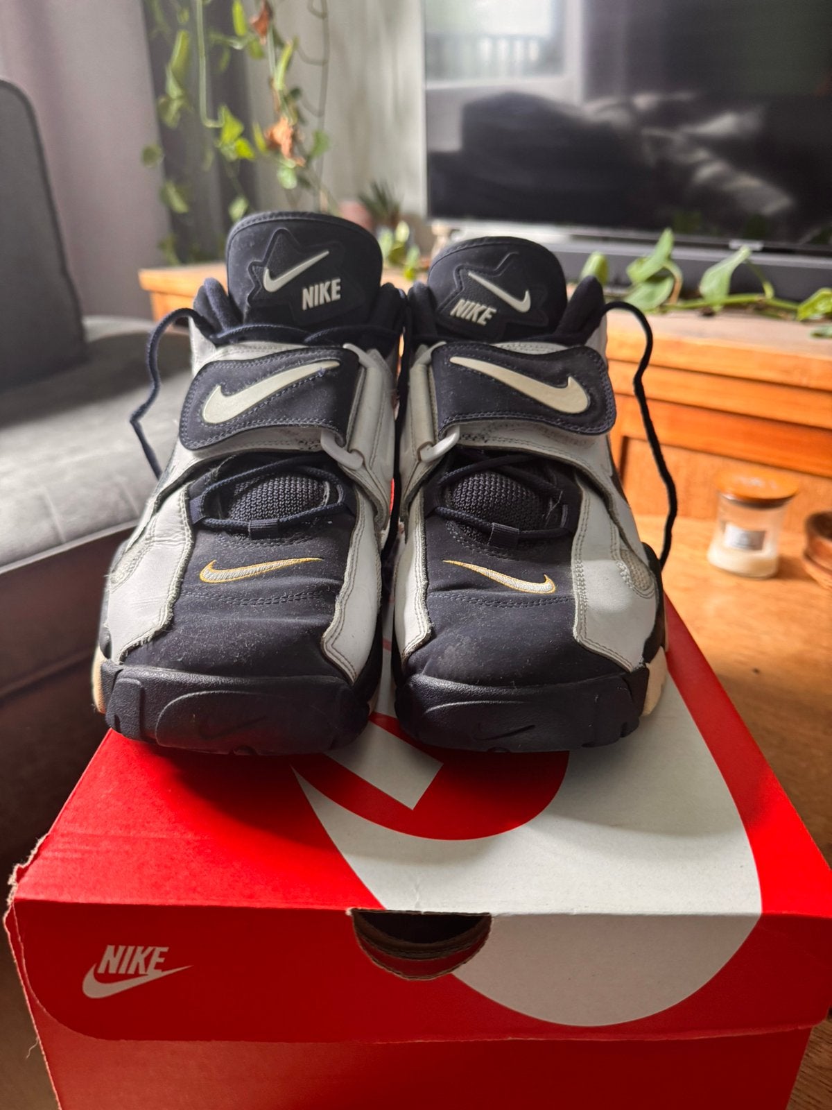 Nike air barrage mid maat 45, Ophalen of Verzenden, Zo goed als nieuw, Schoenen