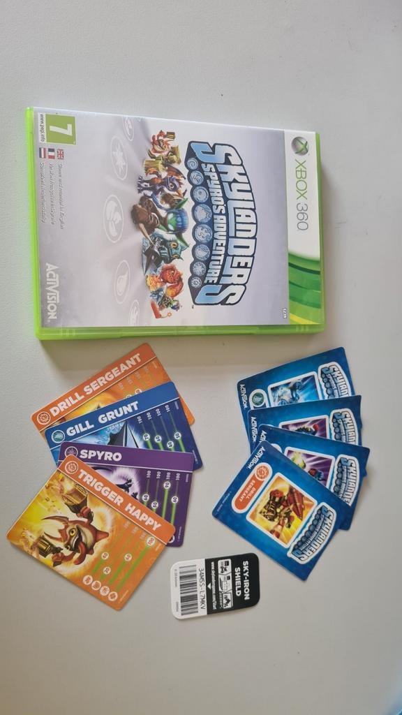 Skylanders Spyro’s Adventure – Xbox 360 + kaarten, Spelcomputers en Games, Games | Xbox 360, Avontuur en Actie, 2 spelers, Ophalen of Verzenden