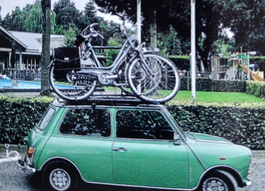 Fietsdakdrager klassieke auto, Auto diversen, Fietsendragers, Ophalen, 2 fietsen, Gebruikt, Dakdrager