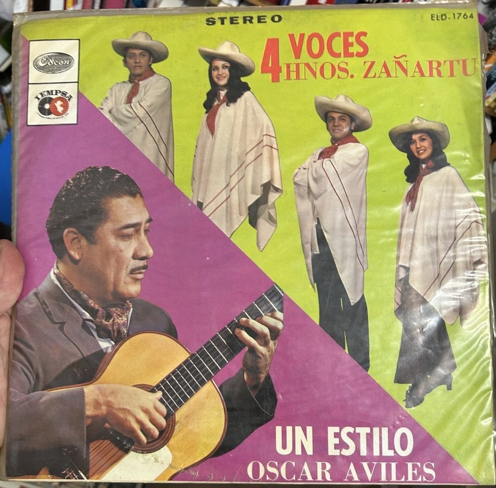 Oscar Aviles: 4 voces un estilo (lp), Ophalen of Verzenden, Zo goed als nieuw, 12 inch, Latijns-Amerikaans