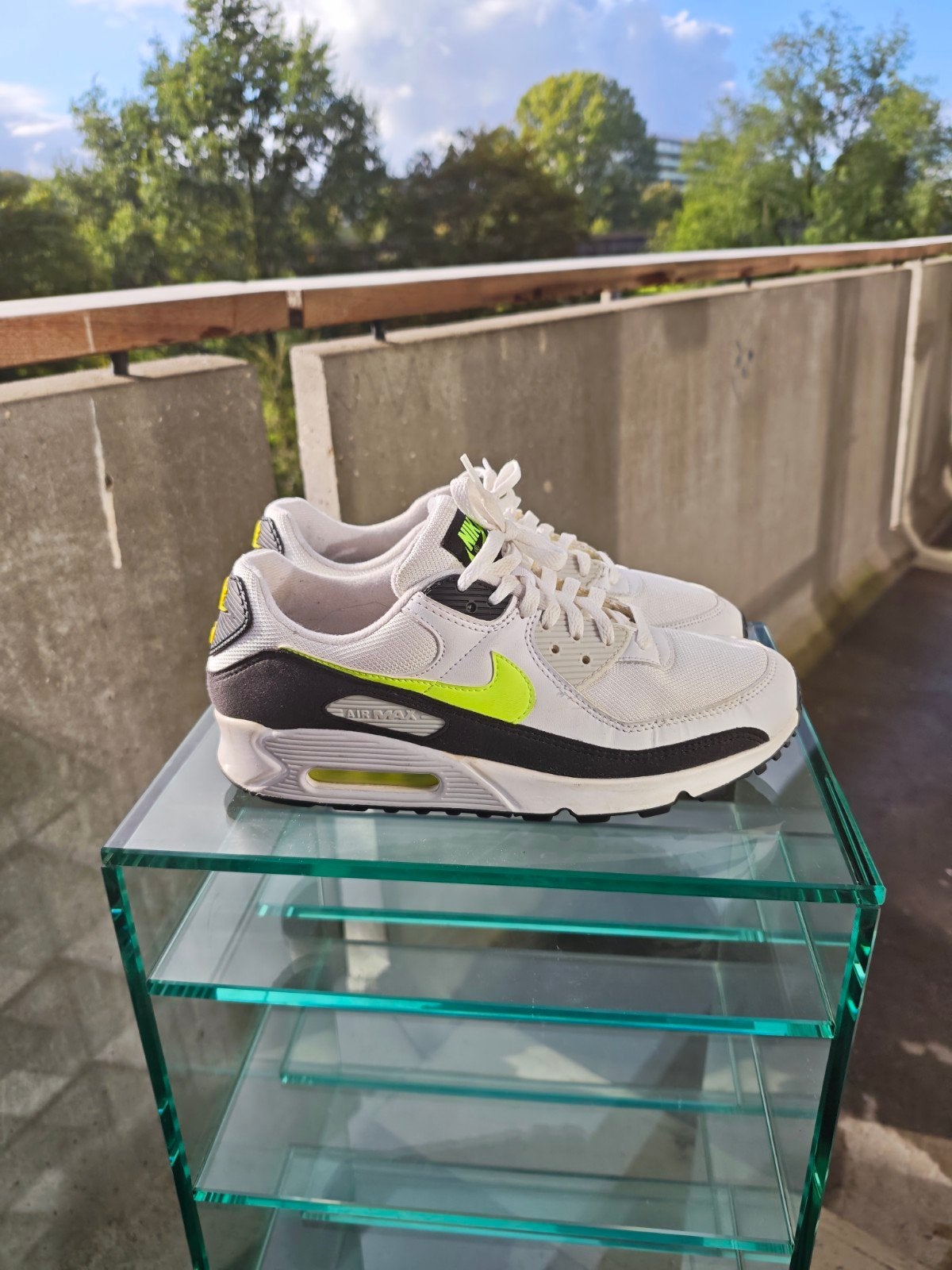 Nike Air Max 90 sneakers - Maat 43 - Zo goed als nieuw, Wit, Nike, Ophalen of Verzenden, Sneakers of Gympen