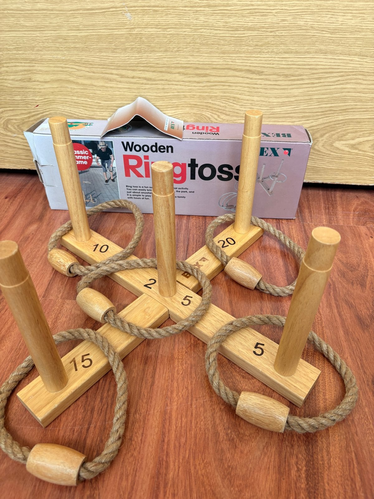 Bex Sports Houten Ringwerpspel - Ring Toss, Ophalen of Verzenden, Zo goed als nieuw