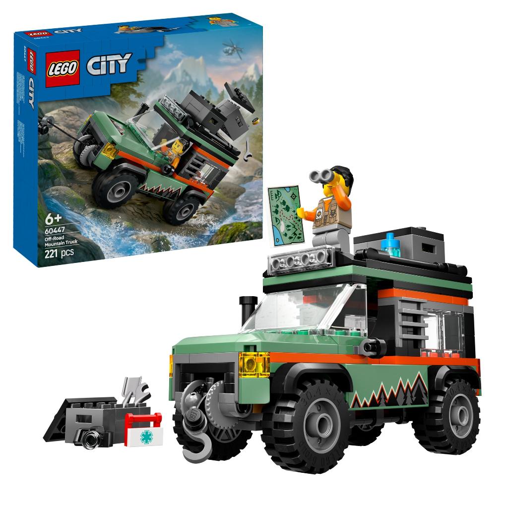 LEGO 60447 City 4x4 Terreinwagen voor in de Bergen 221 delig, Kinderen en Baby's, Speelgoed | Duplo en Lego, Ophalen of Verzenden