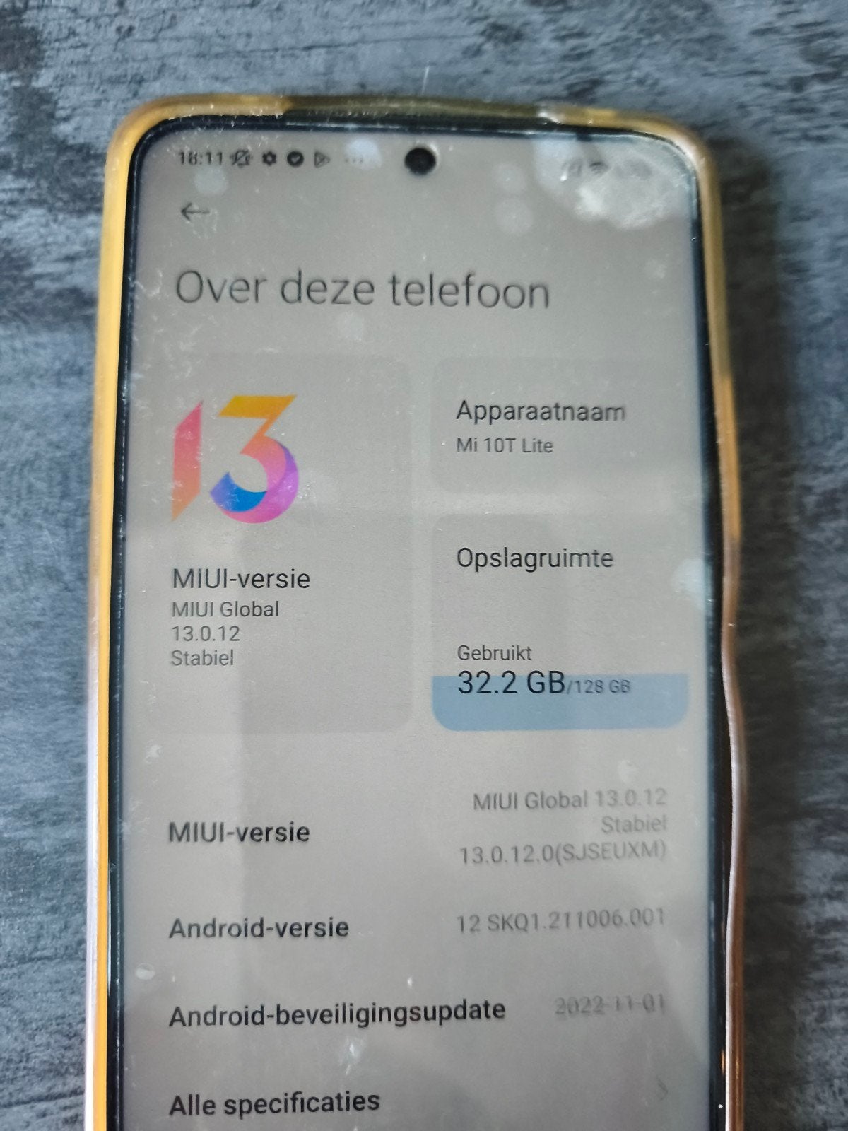 Xiaomi Mi 10T Lite 128GB, Gebruikt, Ophalen of Verzenden, Klassiek of Candybar, Zonder simlock