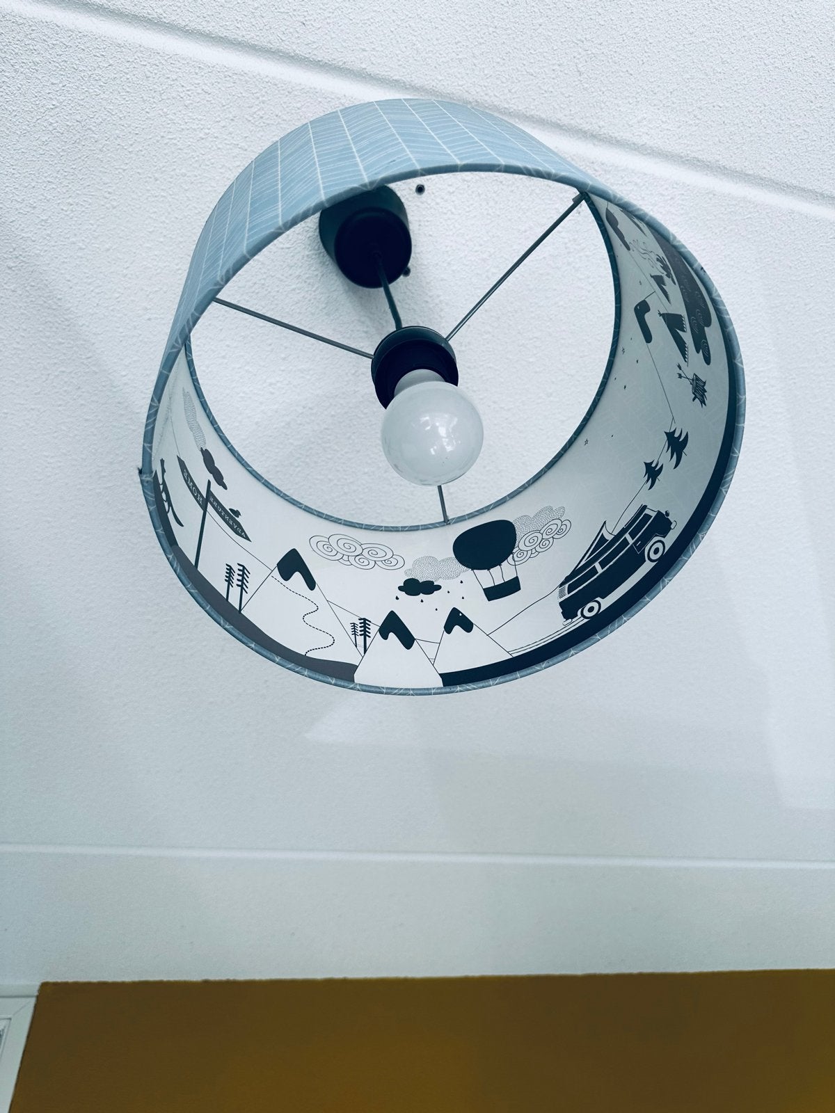Little Dutch hanglamp voor kinderkamer, Ophalen, Gebruikt, Textiel, E27 (groot)