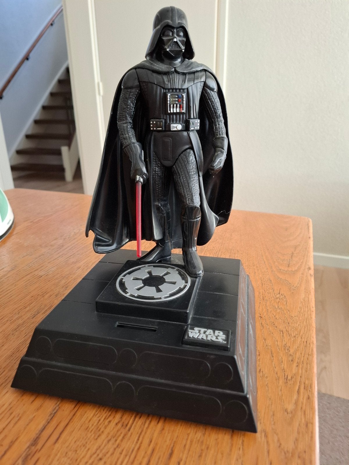 Star Wars Darth Vader spaarpot - Thinkway Toys 1996, Verzamelen, Ophalen, Gebruikt, Actiefiguurtje