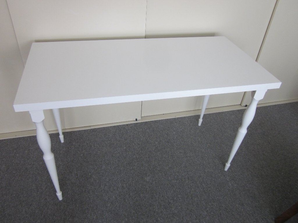 Tafel wit 120x60 hoogte 73cm type: Linnmon, Ophalen, Overige materialen, 50 tot 100 cm, 100 tot 150 cm