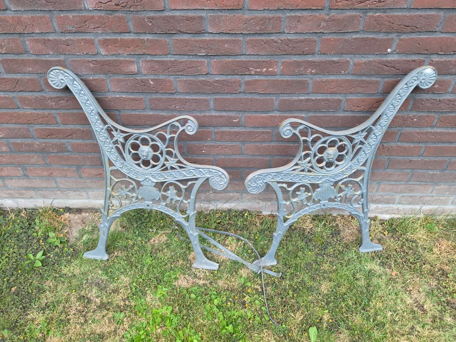 te koop gietijzer bankframe, Tuin en Terras, Tuinbanken, Ophalen, Gebruikt, Metaal