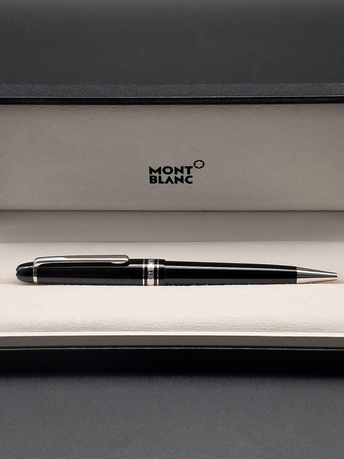 Montblanc Meisterstück Midsize Platinum Plated Balpen, Balpen, Nieuw, Met doosje, Ophalen of Verzenden
