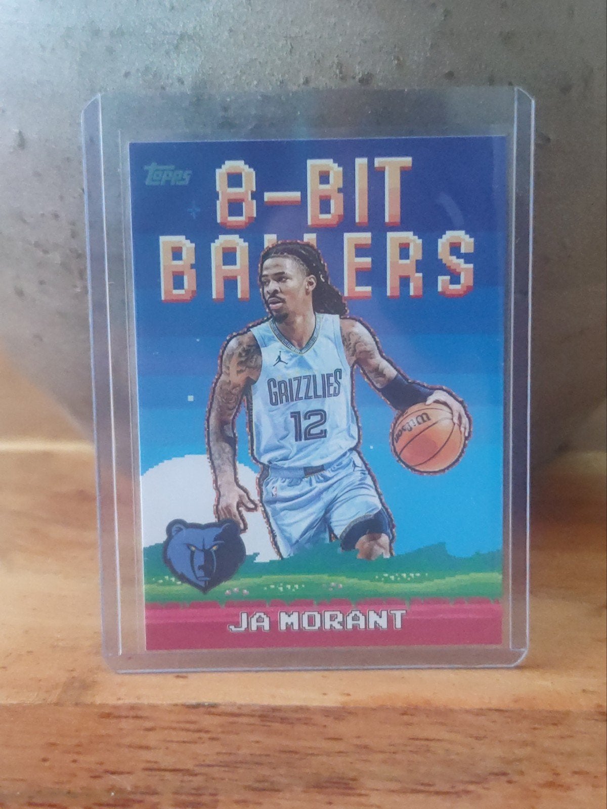 Ja Morant Memphis Grizzlies Topps 8-Bit Ballers kaart, Ophalen of Verzenden