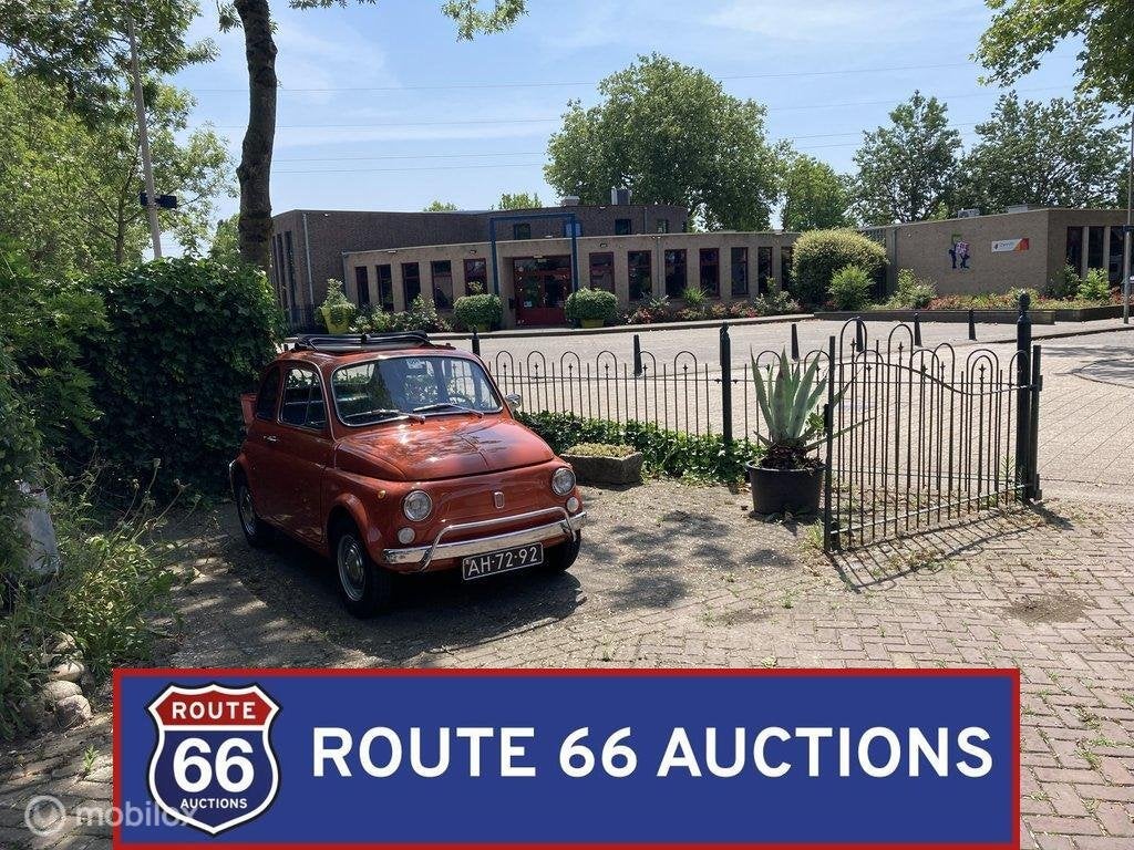 Fiat 500 L | 1971 | Route 66 Auctions, Overige carrosserieën, Zwart, Bedrijf, Handgeschakeld