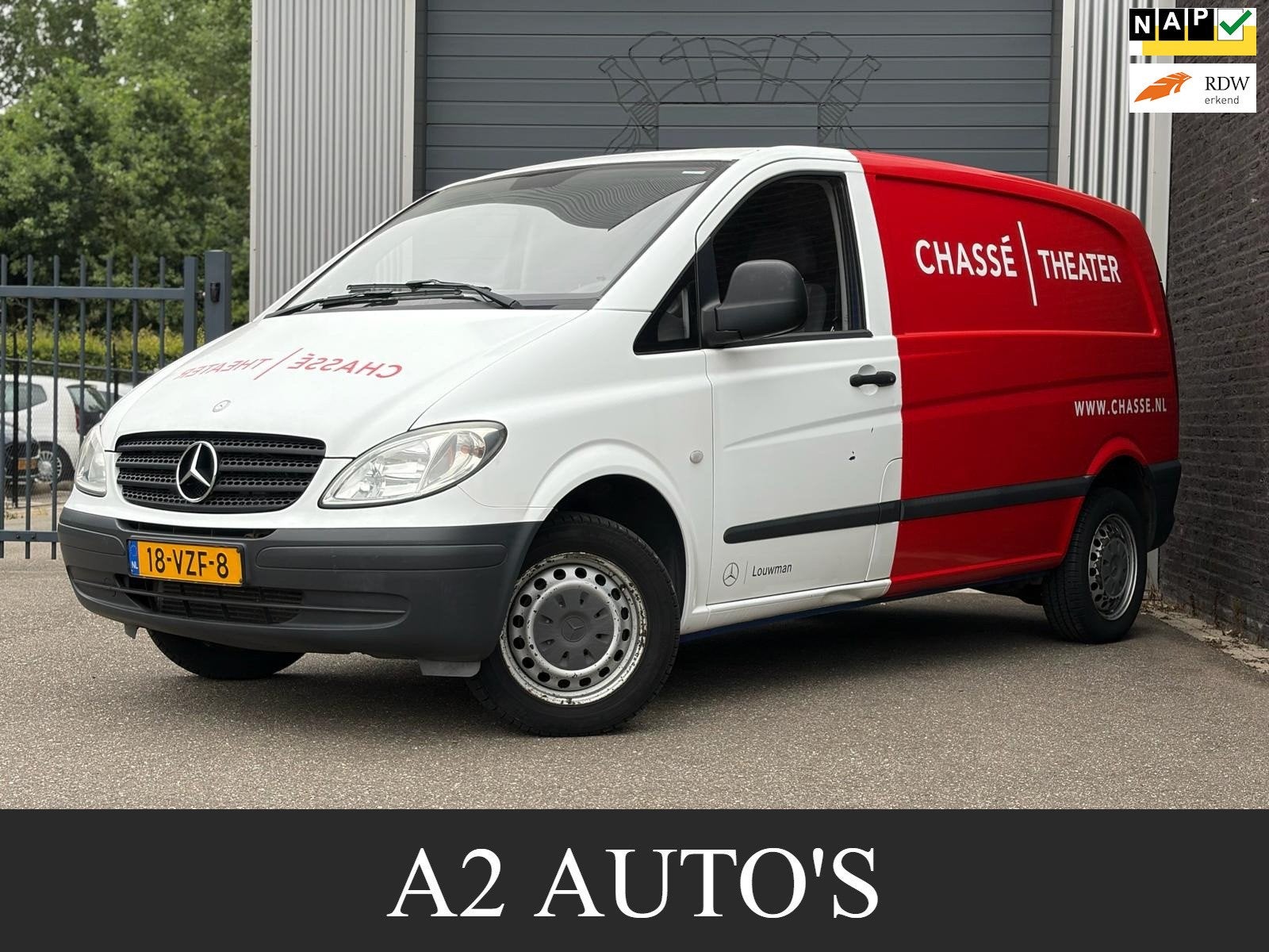Mercedes-Benz Vito 109 CDI 320 Lang Amigo Airco|Nap, Gebruikt, Electronic Stability Program (ESP), Bedrijf, Grijs