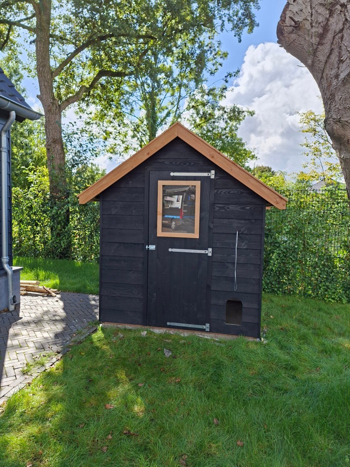 kippenhok geitenhok schapenhok dierenverblijf, Dieren en Toebehoren, Ophalen, Kippenhok of Kippenren