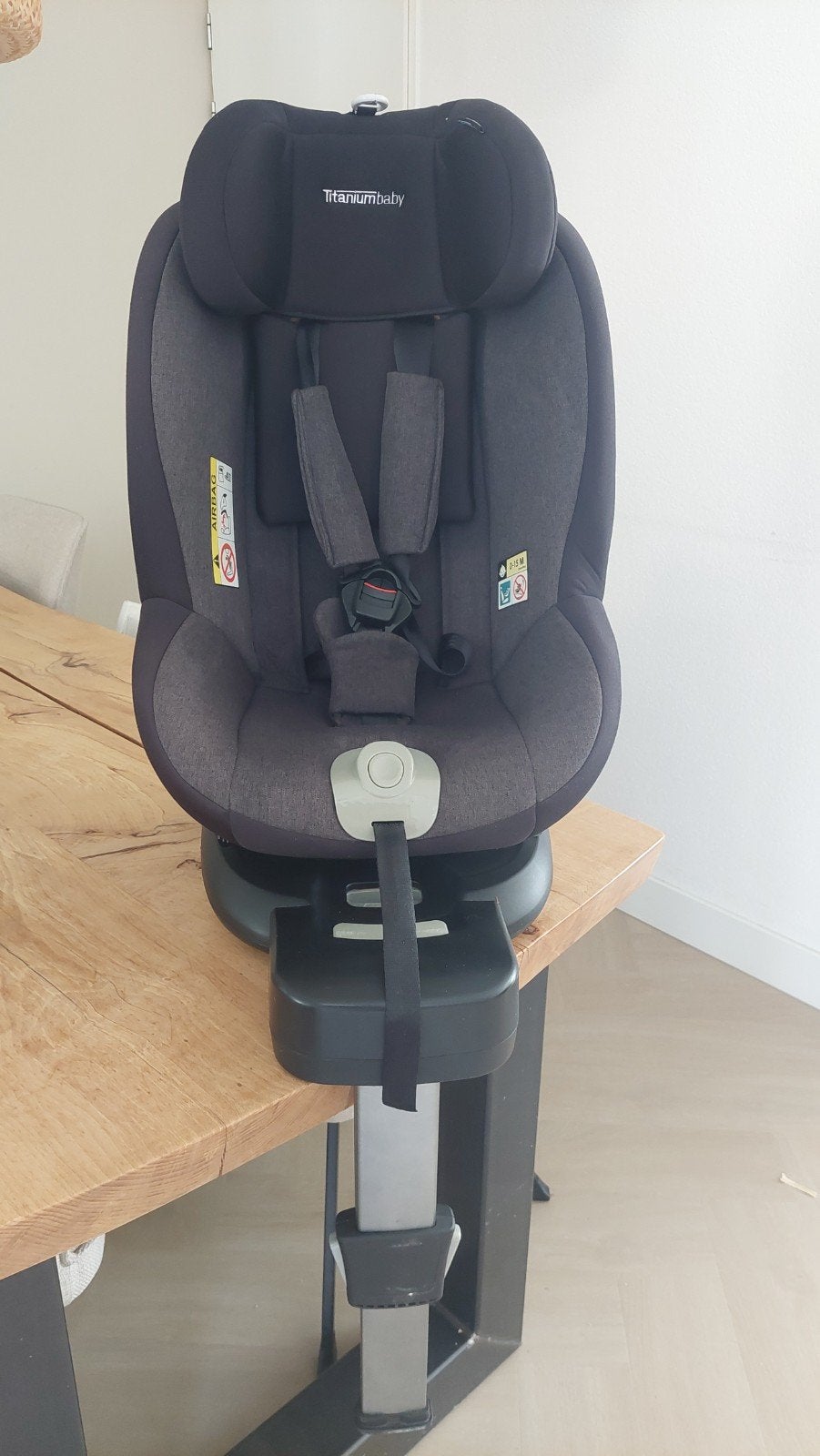 Autostoel Titaniumbaby draaibaar, Kinderen en Baby's, Autostoeltjes, Ophalen, 9 t/m 18 kg, Overige merken, Isofix