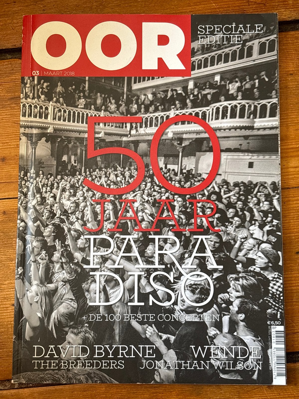 OOR Speciale Editie: 50 Jaar Paradiso (Maart 2018), Ophalen of Verzenden, Gelezen, Muziek, Film of Tv